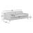 Zyon 90'' Full Grain Italian Leather Sofa