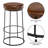 Mccree Upholstered Counter Stool with Metal Frame-1424292154