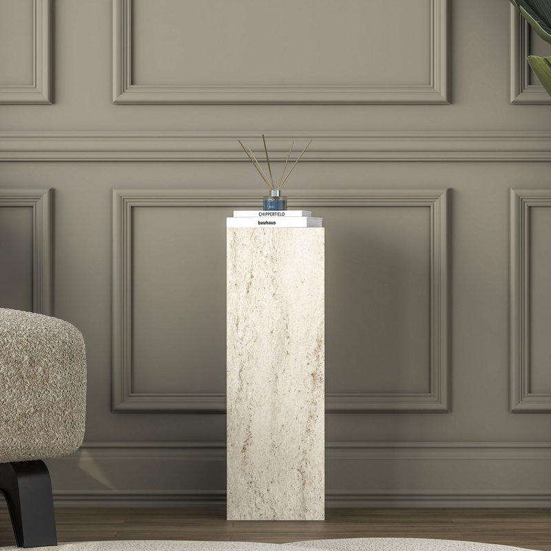 Side Table, 23.62" H x 7.87" W x 7.17" D