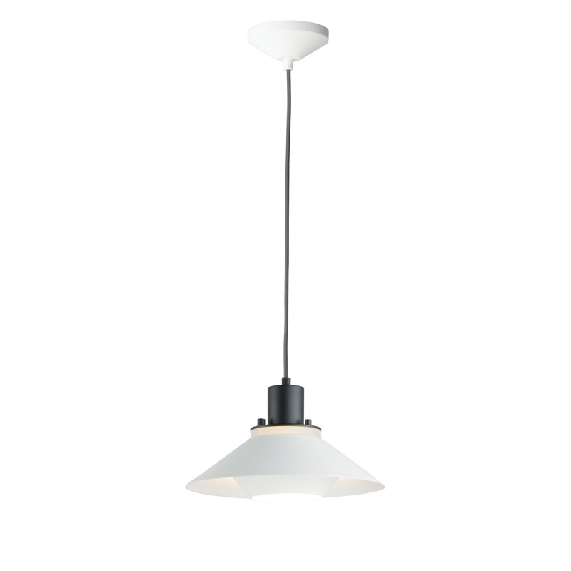 Luminaire suspendu à 1 lumière à un cône Summit, H 132,25 po x l 7 po x P 7 po