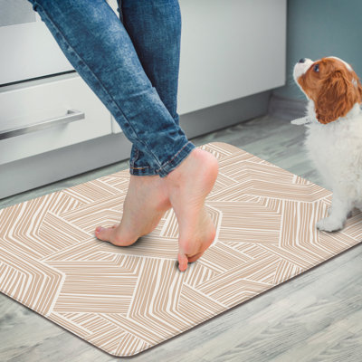 Tapis de cuisine 30 po x 20 po Highland Home Endless Mocha