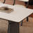 Retro Rectangular Rock Slab Dining Table Sets.-36608946