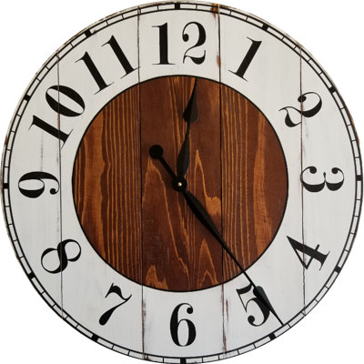 Brassfield Wood Wall Clock