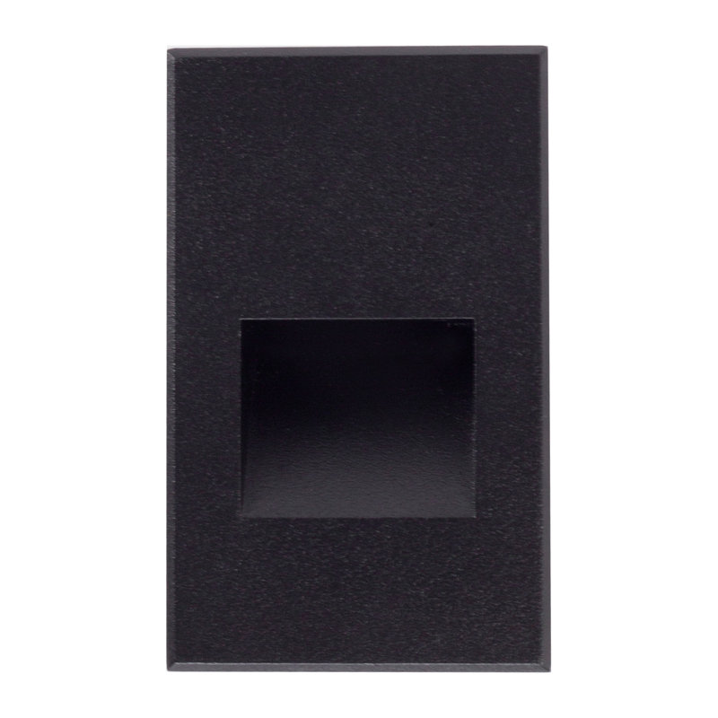 Sonic Black Aluminum LED Outdoor Step Light