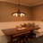 Tyleshia 6 - Light 23" in Dimmable Modern Industrial Sputnik Round Chandelier for Kitchen Island Living Room-902883165