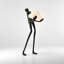 Lampe sur pied en résine Minimalist Modern Art-117985260