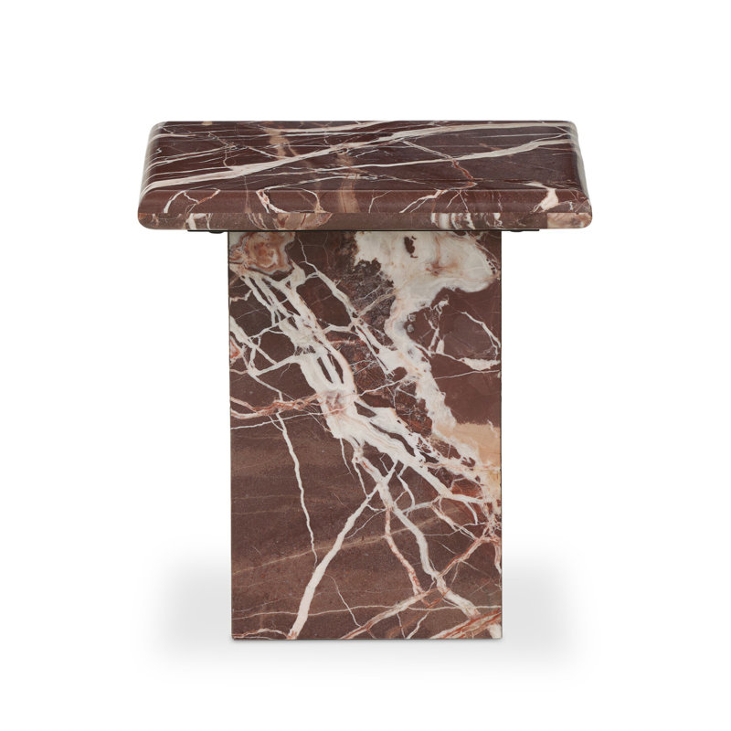 Arum Marble End Table, Meriot Marble