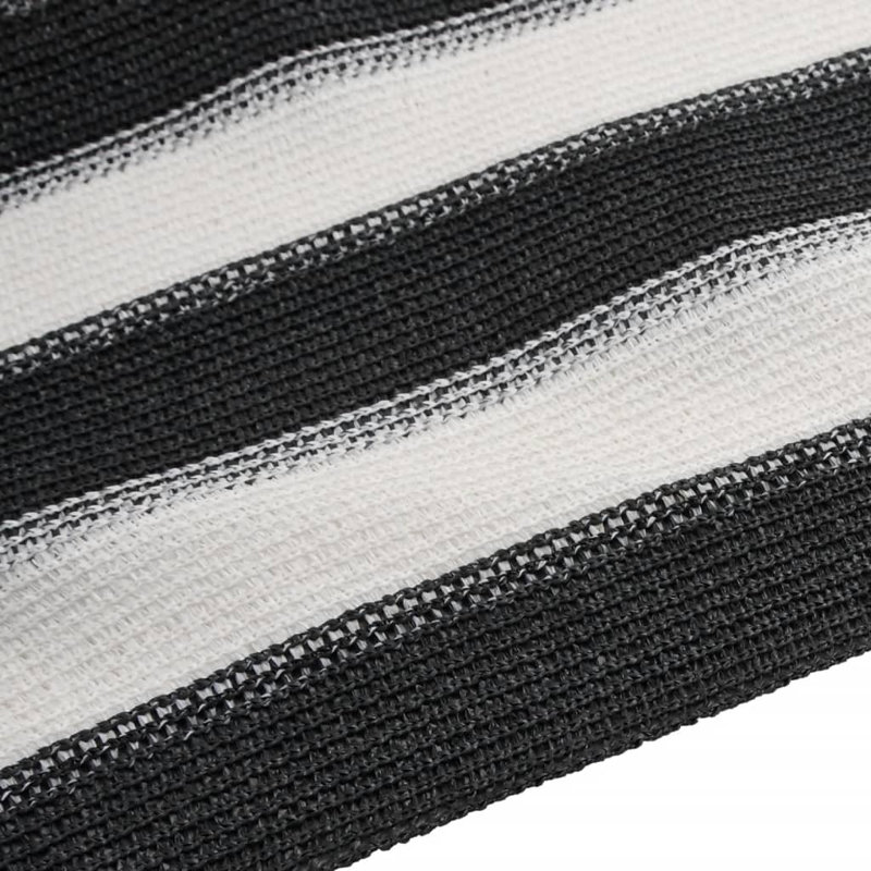 Quention Anthracite 100% HDPE Fence Panels Included, Black, 1000cm W x 150cm D