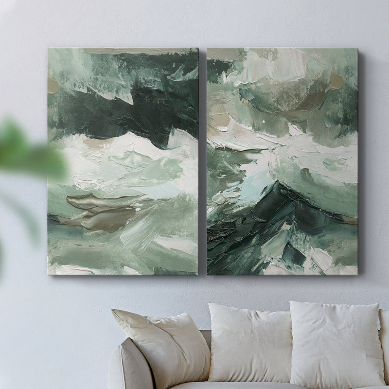 Toile tendue Crashing I-Premium Gallery - prête à être accrochée, H 27 po x l 36 po