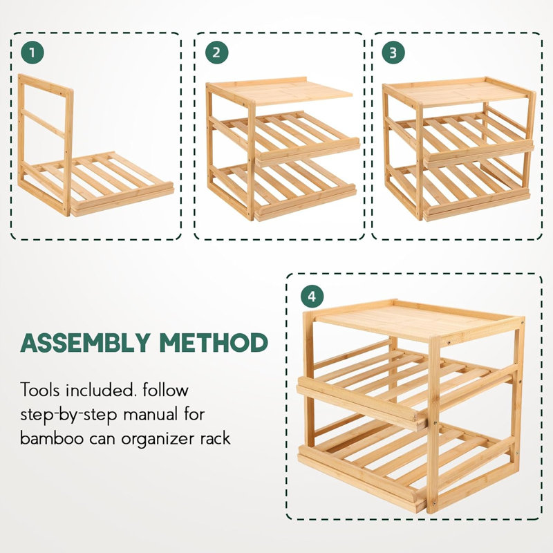 Can Organizer for Pantry, 3 Tiers