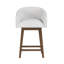 Tabouret pivotant à hauteur réglable en bois et en tonneau Dorreen-527891951-527891949