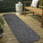 Montalvo Modern Minimalist Radius Corner Solid Dark Gray Indoor/Outdoor Rug-1232464794