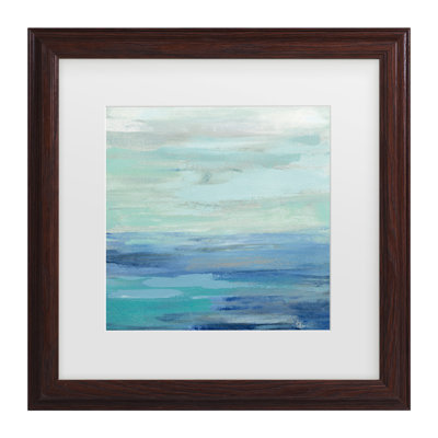 Silvia Vassileva, art encadré «Sunset Beach II No Orange»