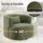 Bernado 31.1'' Wide Fabric Swivel Barrel Chair-1210720915