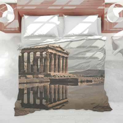 Édredon Parthenon Bedding Architecture classique