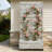 Planter Wall Metal Garden Bed Trellis, Elevated Planter Pot with Drainage & Lockable Wheels, Ideal for Climbing Plants, Vegetables, and Roses – Louver Pattern for Garden Enthusiasts-836050372-836050376