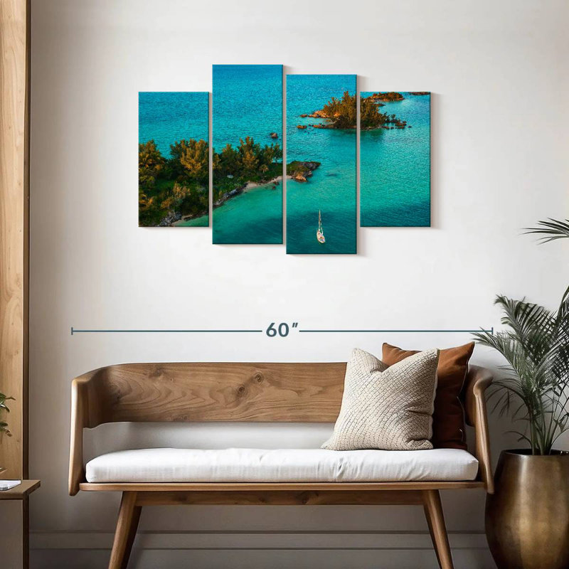 Gillard Yacht In Bermuda, 27" H x 43" W