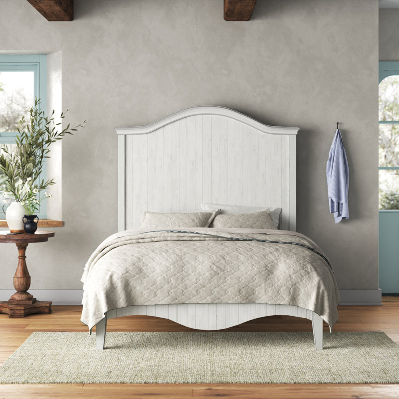 Ramey Solid Wood Standard Storage Bed, California King, White Wash