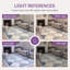 Tapis intérieur bleu / beige lavable à la machine Teshayla-979863578-988420822