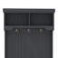 Portemanteau 4-en-1 avec rangement pour chaussures, portemanteau avec banc à chaussures, meuble d'entrée avec crochets-1112005645