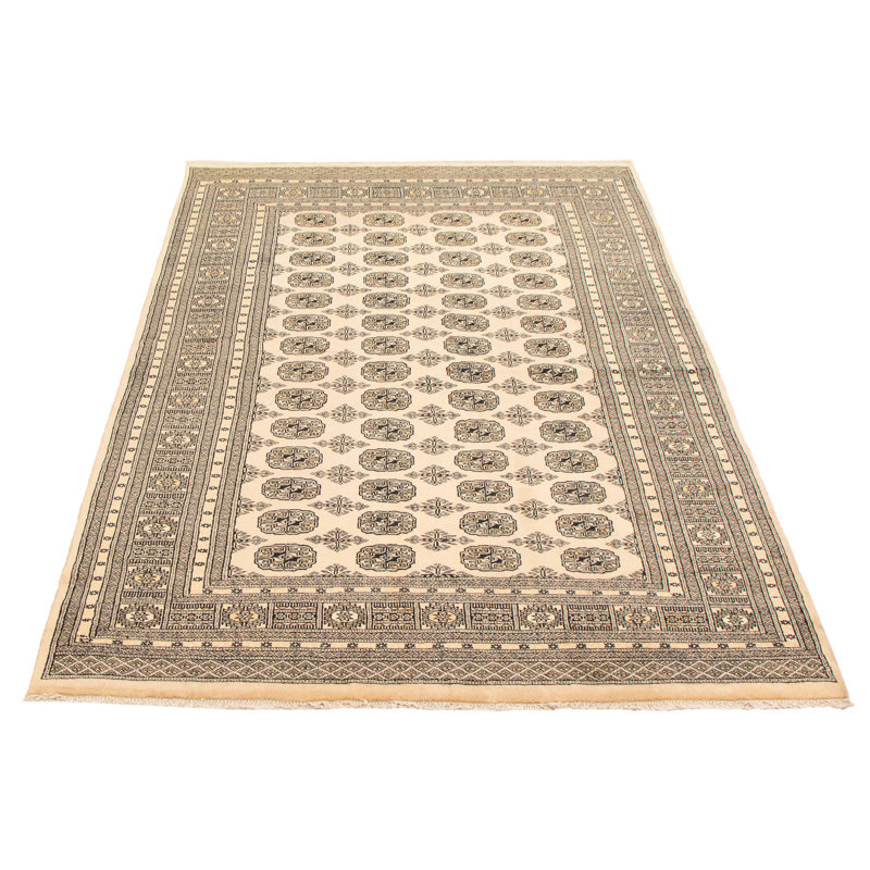 Anees One-of-a-Kind 6'0" X 8'1" New Age Wool Area Rug in Ivory