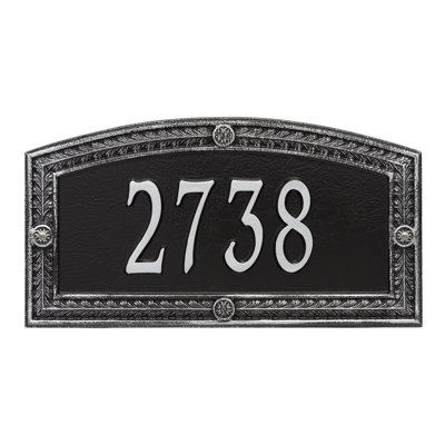 1-Line Wall Address Plaque