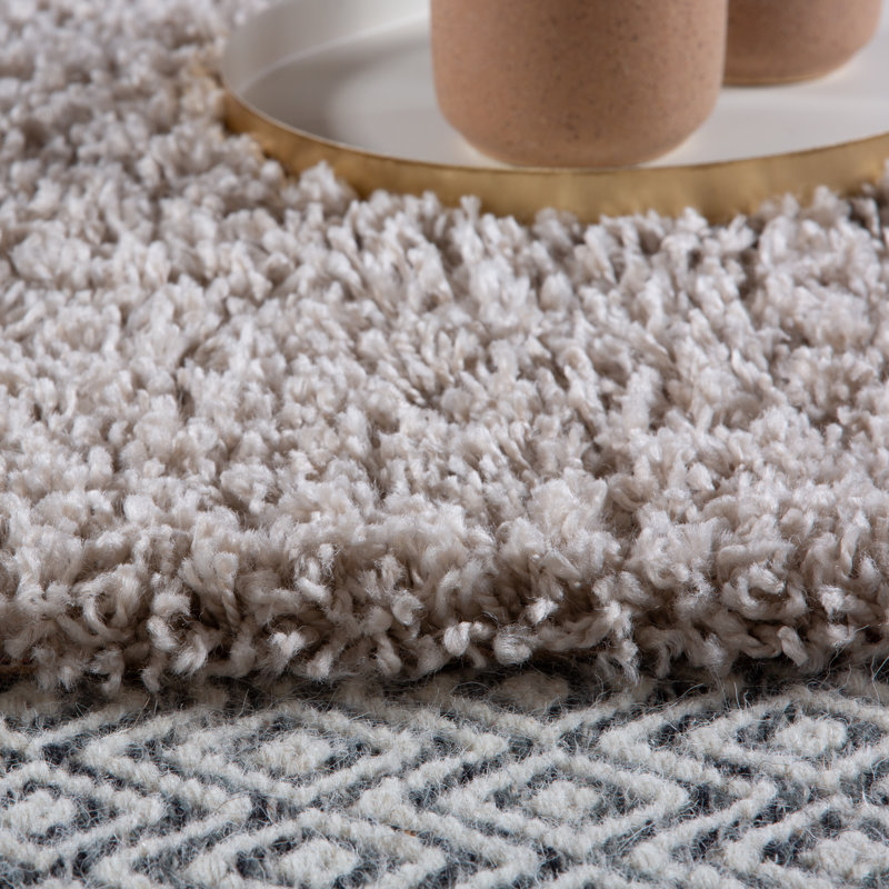One Solid Colour Hand Woven Area Rug, Rectangle 160 x 230cm