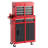 5-Drawer Rolling Tool Chest with Cabinet - Detachable & Multifunctional Storage Cart