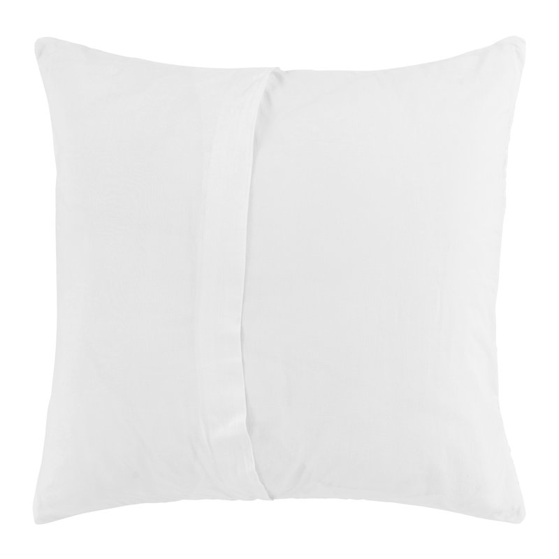 Claire Natural Standard Sham, Euro, White