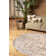 Laperle Gradient Chocolate Faux Sheepskin Fur Area Rug