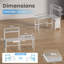 Modular L-Shaped Steel Computer Desk with Built-In Electrical Outlet-408245851-413917044