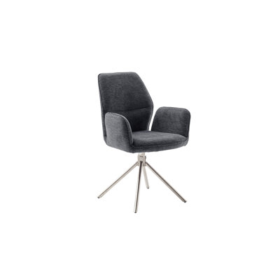 Deairra 50cm H Polyester Upholstered Upholstered Back Side Chair