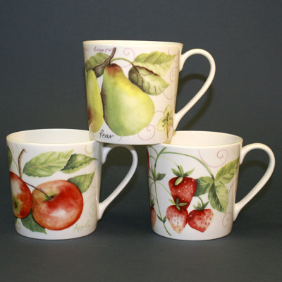 Piqua Farm Fruits Mug Set