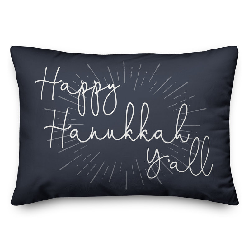  Coussin Happy Hanukkah Y'all