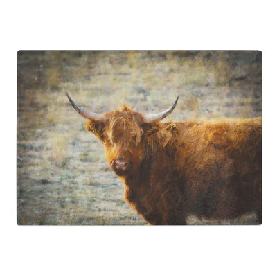 Highland Bull Cow Vol.2 Painting Chopping Board