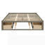 Lit plateforme avec 6 tiroirs de rangement-310078619-310078621