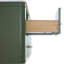 Meuble-lavabo mural simple 48 po avec lavabo flottant vert