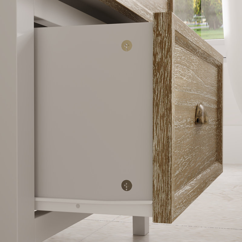 Bathroom Storage With 2 Doors And Drawer
