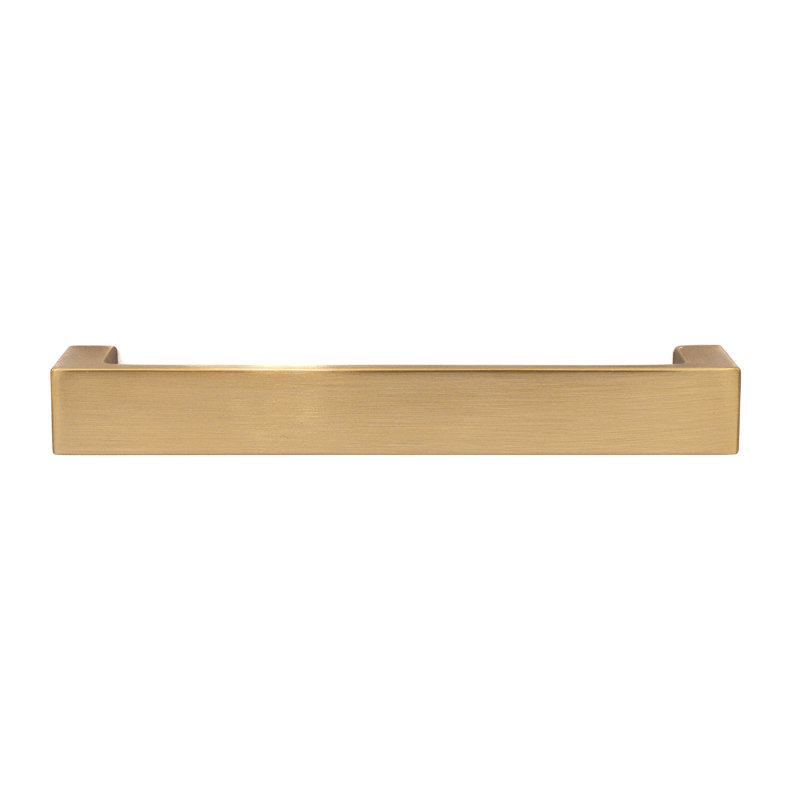 Redmond 5-1/4" Satin Brass Bar Pull, Satin Brass
