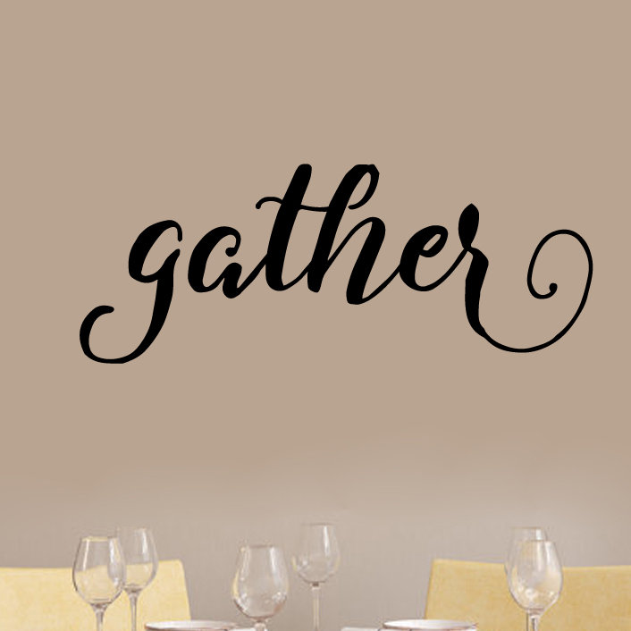 Adhésif décoratif «Gather», Noir