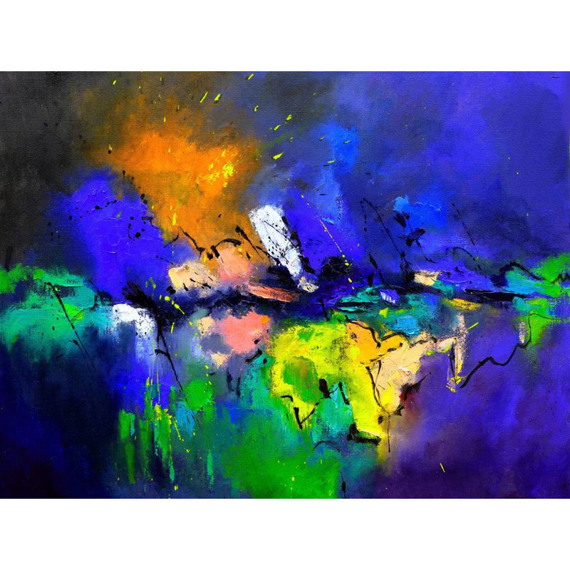La dernière décision par Pol Ledent, H 17,25 po x l 21,25 po, Papier avec cadre noir