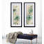 «Sketches in Blue», ensemble de 2 reproductions de peintures à l'acrylique encadrées