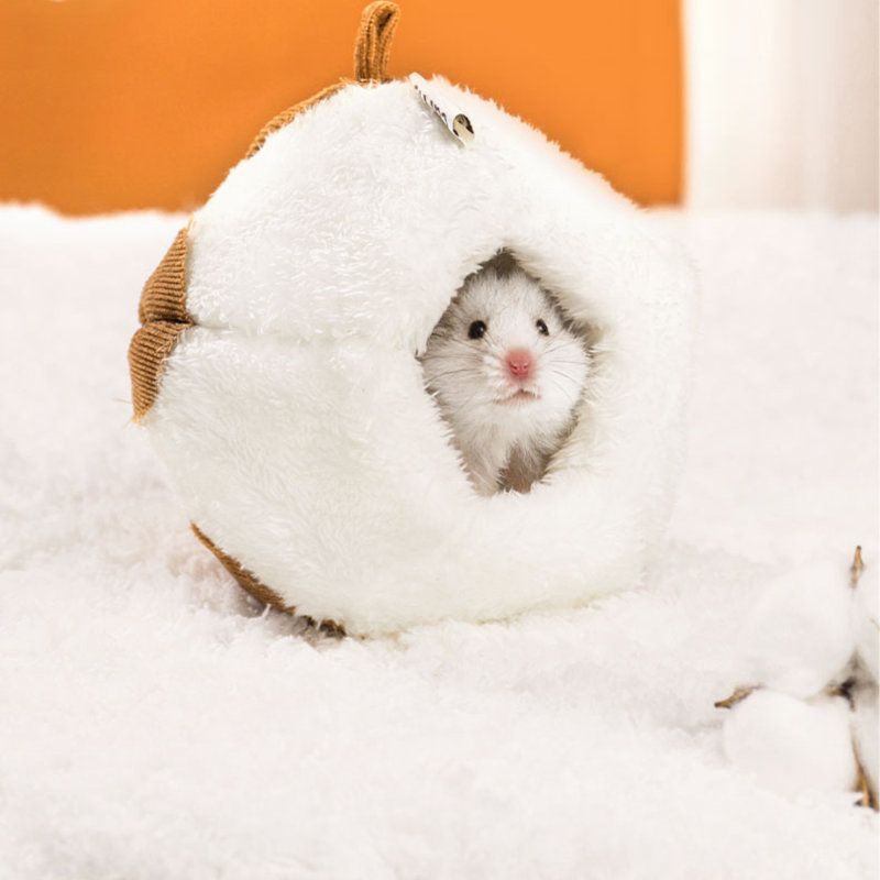 Cabane en coton pour petit hamster