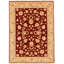 Tapis intérieur en laine foncé 4 pi 10 po x 6 pi 7 po à la main one-of-kind-noué la 2010 chobi Aeriell