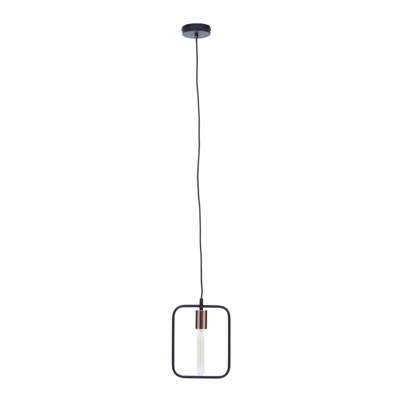Borica 1 - Light Single Pendant, Black