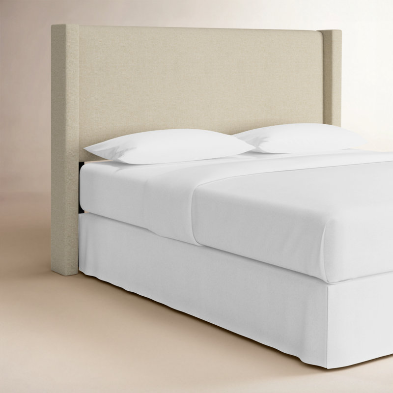 Hanson Upholstered Headboard, King, Milsap Canvas Sustain® Tweed