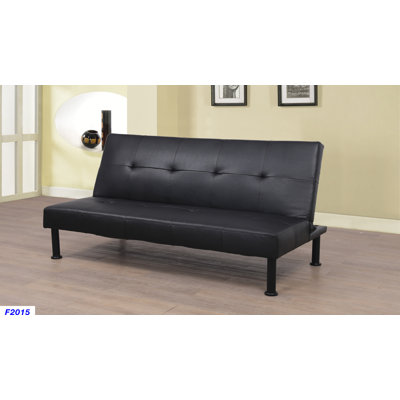 Inkom 64" Wide Futons Flexibly Convertible Couch To Bed by Latitude Run