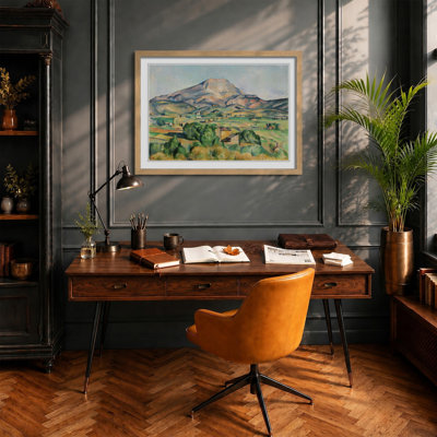 Mont Sainte - Victoire Vol.1 By Paul Cezanne - Picture Frame Graphic Art on MDF