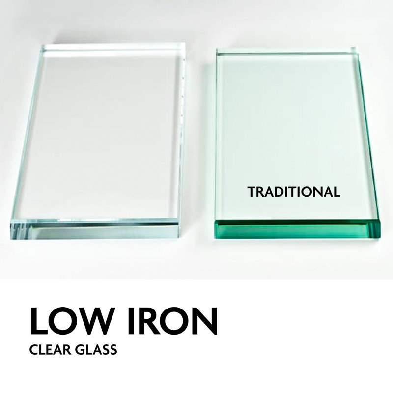 SP 50" - 54" W x 77" H Double Sliding Frameless Glass Shower Door with 3/8" (10mm) Thick Low-Iron Tempered Glass, Easy-Clean Coating, Stainless Steel Hardware