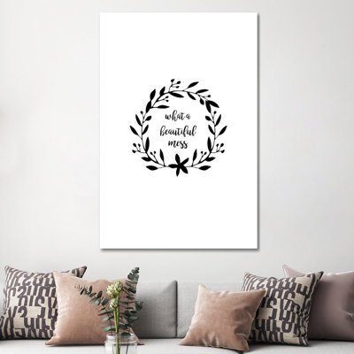 What A Beautiful Mess by Orara Studio - Wrapped Canvas Gallery-Wrapped Canvas Giclée
